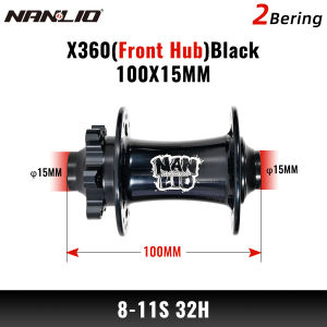 Nanlio | NanLio X360 Bicycle Hubs 8 Pawl 3 Tooth 360T Noise Hub 32 Hole Sealed Bearings Lubricated Bike Wheel Hub HG 8 9 10 11 Speed