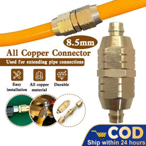 8.5mm Brass Water Hose Joiner Pipe Extension Connector High Quality Durable – High-Pressure Copper Hose Joiner Repair Fitting