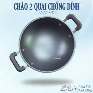 CHẢO 2 QUAI CHỐNG DÍNH BẾP TỪ TITHAFAC
