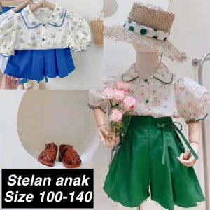 (LOLI-JKT) BS-256 SET PETER PAN ANAK CEWEK 2 WARNA + CELANA SIZE 100-140