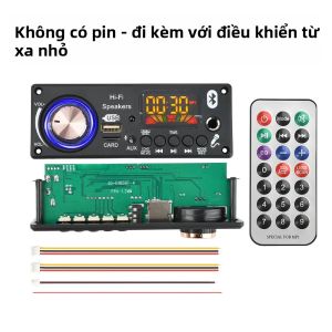 Loa Nghe Nhạc Ô Tô Bluetooth 5.1 Hỗ Trợ MP3 WMA WAV Tích Hợp Bộ Giải Mã 12V Rảnh Tay Có USB TF FM Micro 6.5mm Điều Khiển Âm Lượng
