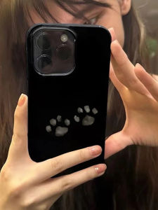 Simple Creative Dog Paw Print Silicone Jelly Shockproof Phone Case for  14 15 11 12 pro Max XS XR 7P Soft Protective Cover