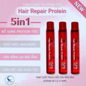Tinh Chất Sophia Hair Repair Protein Siêu Phục Hồi Tóc Hư Nát Chuyên Sâu Giúp Tóc Chắc Khỏe 10lọ x 13ml