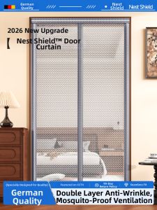 Watthour | Mosquito Repellent Magnetic Anti-Wrinkle Door Curtain