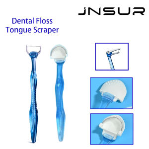 Thrid Generation Oral Care Kit - Replaceable Floss Soft Dental Floss Sticks Microfiber Floss Tongue Scraper Hygienic Toothpicks