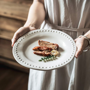 Elegant Luxury Dotted Ceramic Dish