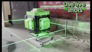 3D Level Tile Laser Self-Leveling Horizontal and Vertical Cross 12 Lines Green Light Beams Automatic Construction Tool