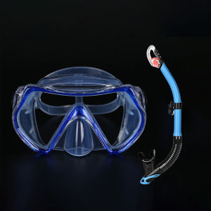 Bộ Mặt Nạ Lặn Chuyên Nghiệp Với Ống Thở Khung Lớn Bằng Silicon Kính Chống Nước Cho Thiết Bị Bơi Lội Dành Cho Người Lớn