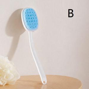 Detachable Handle Silicone Shower Brush Durable Soft Bristles Gentle Exfoliating Cleansing for Kids Adult Bath Shower