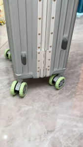 8Pcs Suitcase wheel Silent protect cover anti-slip/anti-wear rubber cover Noise Reduction Shock Absorption Tahan lama