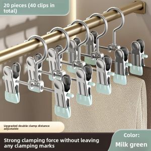 MONLEYTA | German No-Trace Pant Hanger Multi-Functional Clothing Storage Clip For Hanging Pants And Skirts Home Use Organizer Tool