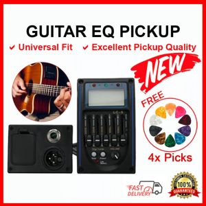 5 Band EQ Acoustic Guitar Pick Up EQ LC-5 7545R HSY-4 Equalizer Piezo EQ Pickup Gitar Akustik 吉他拾音器