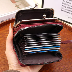Thời trang Phục Hưng đồ đựng thẻ nhiều ngăn đựng thẻ ngắn của Phụ Nữ Ví 2025 thẻ mới đồ đựng thẻ tích hợp có thể tháo rời Ví đựng xu
