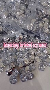 Kancing Sofa Kristal | Kancing Divan Kristal | Kancing Kursi Pengantin | kancing kristal diameter 22 mm | 100 & 200 pcs