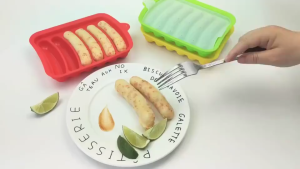 Sausage Mold Silicone 6 Grid Hot Dog Maker Non Stick DIY Baking Tray Kitchen Acuan Sosej Food Grade