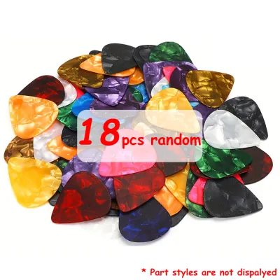 18/36/72pcs 0.5mm ABS Guitar Picks Durable Smooth Plectrums for Guitar Bass Ukulele Professional Musical Instrument Accessories