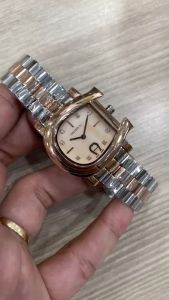 [Promo] Jam Tangan Wanita Aigner A31286 Genua Due Stainless Steel Strap Garansi 2 Tahun [✔COD]