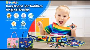 NA - busy board montessori mainan edukasi anak 25in1 activity book