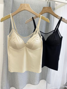 Áo Vest Lưới Ren Satin Sang Trọng Cho Nữ Dài Vừa Phải Áo Vest Lưới Ghép Nối Bằng Lụa Băng Mát Mẻ Mùa Hè Áo Vest Hở Lưng Thoáng Khí