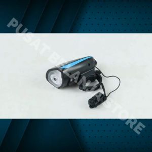 BERGARANSI TaffLED Lampu Depan Sepeda Led charger super terang Klakson XPG 1200mAh 250 Lumens 7588