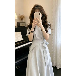 GATTIBOR | Đầm Dây Caro Phong Cách Pháp