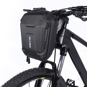 [Fast Delivery] WILD MAN MTB Bicycle Handlebar Head Bags Electric Scooter Phone Pouch Case