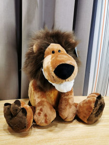 Lion Doll Plush Toys Tiger Monkey Elephant Giraffe Doll Pillow Ragdoll Childrens Birthday Gifts