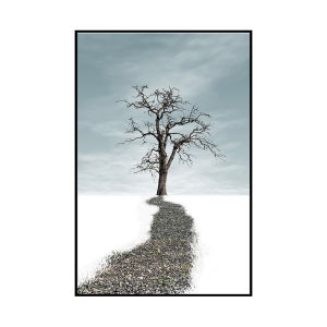 Modern Simple Nordic Style Decorative Painting High End Living Room Wall Art Bedroom Restaurant Entrance Portrait Landscape