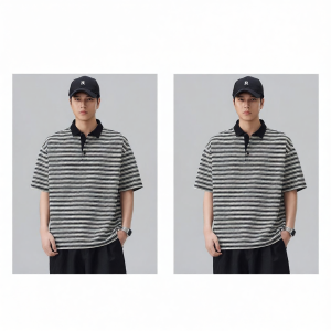 BALENO | Vintage Stripes Short Sleeve POLO Shirt Mens
