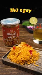 KHÔ GÀ SẤY TỎI C&B (Giòn thơm - Đậm vị)