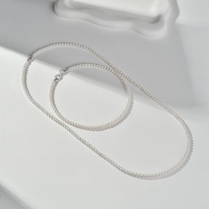 Freshwater Pearl 925 Silver Double Layer Necklace