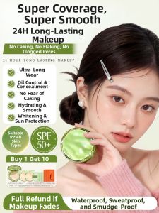 Lucenbase | Phấn Nước BB Che Khuyết Điểm Dài Lâu Kiểm Soát Dầu cho Da Dầu & Da Khô