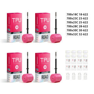 CYCLAMI | Ruột Xe Đạp Siêu Nhẹ CYCLAMI TPU Với Van Thép Không Gỉ Presta FV Dành Cho Lốp Xe Đạp Đường Trường Cỡ 700C Kích Thước 18-32C