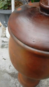 Kwali Masak 15L Grabah Kwali RebusTanah Liat Sayur Panci