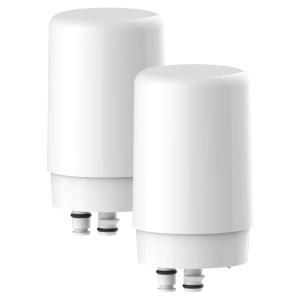 Faucet Water Filter Replacement for Brita 36311 On Tap Water Filtration System FR-200 FF-100 Replacement Filter White