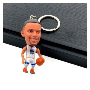 Basketball Doll Pendant James Curry Kobe Owen Durant Letter Brother Harden Superstar Shaped Doll Keychain