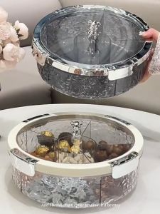 Taii Sealed moisture-proof nut snacks living room dried fruit tray household new nut/candy box dried fruit box家用新款坚果糖果盒