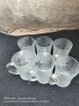 cangkir kopi mewah (6pcs) gelas kaca/gelas kopi bahan kaca. 