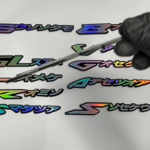 Emblem Timbul Akrilik & Aksesoris Motor: Dapatkan 2pcs