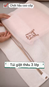 Túi Giặt Đồ Siêu Dày 3 Lớp TL03 Túi Lưới Giặt Bảo Vệ Quần Áo Đồ Lót Tất Vớ Chống Nhàu Nát Khi Giặt Máy