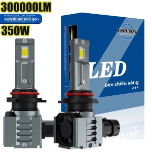Bóng Đèn Pha LED Mini Erruson 300W 250000LM H4 H7 H1 H11 9005 9006 HB3 HB4 Không Dây Đèn Pha Ô Tô Đèn Diode Tự Động 12V Bộ 2 Chiếc