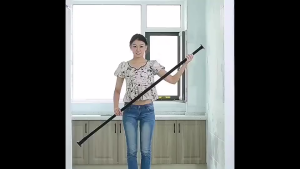 สแตนเลส ราวยืดหดได้ ราวตากผ้า ราวตากผ้าติดผนัง ขยายได้ ราวผ้าม่านไม่ต้องเจาะ ราวม่านห้องน้ำ ราวม่านยืดไสลด์