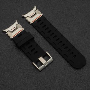 No Gaps Curved End Strap for Samsung Galaxy Watch Ultra 47mm Luxury Men Sport Band Galaxy Ultra 2025 Soft Silicone Loop Bracelet