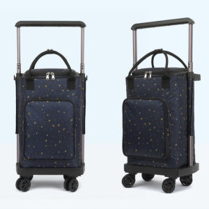 MLZH | Insulated Light Weight Shopping Cart with Wide Handle