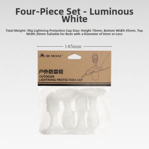 Lightning Protection Cap for Tent Poles