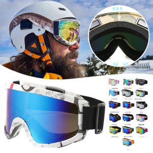 แว่นตาเล่นสกีต่อต้านหมอกสองชั้นแว่นตากันน้ำตากันทรายกันน้ำตาสโนว์บอร์ดสโนว์บอร์ดสโนว์บอร์ดสำหรับเล่นสกีสโนว์
