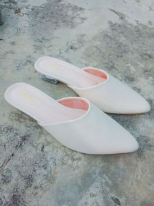 Sepatu sandal wanita ukuran 37-45 hak kaca//Sendal sepatu perempuan big size 37-45 heels kaca 3cm