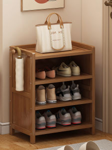 Indoor Simple Wooden Shoe Rack Childrens Multi-layer Storage Cabinet Modern Minimalist Entrance Hall Shoe Cabinet Home Use