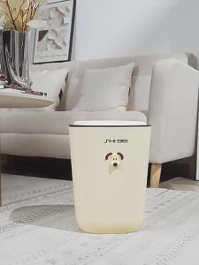 ถังขยะ มินิมอล ถังขยะฝากด 12/16ลิตร ถังขยะในบ้าน ดีไซน์น่ารักมาก ฝากดป้องกันกลิ่น