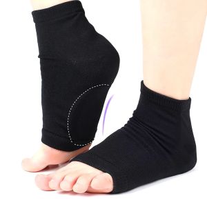 1Pair Arch Support Sleeves Socks Cushioned Arch Support Braces Gel Pads for Flat Foot Pain Relief Plantar Fasciitis Heel Spurs
